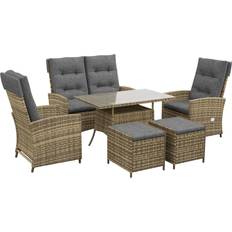 OutSunny 6 Outdoor Lounge Set