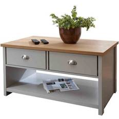 GFW Lancaster Grey Coffee Table 55x99cm