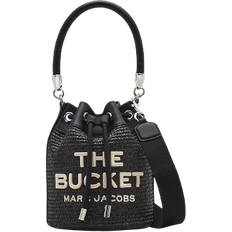 Marc Jacobs Textile Bucket Bags Marc Jacobs The Woven Bucket Bag - Black