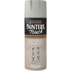 Rust-Oleum Painter's Touch Spray Paint Stone Grey Satin 400ml