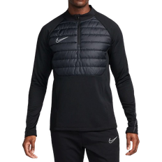 Nike Men's Academy Winter Warrior Therma FIT 1/2 Zip Soccer Top - Black/Anthracite