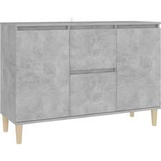 vidaXL Engineered Wood Concrete Grey Sideboard 103.5x70cm