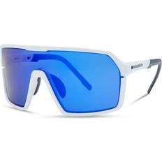 Madison Crypto Sunglasses 3 Lens Pack White/Blue