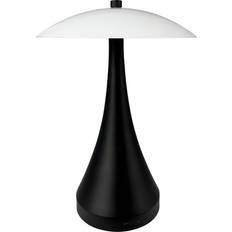 DYBERG LARSEN Vienna LED Black/Opal Table Lamp 23.5cm