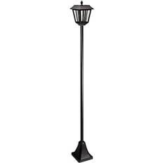 Glass Lamp Posts Freemans Whitehall Black Lamp Post 180cm