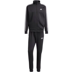 Men's track suits Adidas Basic 3-Stripes Fleece Tracksuit - Black