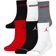 Nike Girls Socks Children's Clothing Nike Big Kid's Jordan Legend Crew Socks 6-pack - Gym Red (BJ0343-RK2)