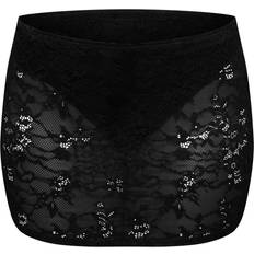 PrettyLittleThing Overlay Mini Skirt - Black