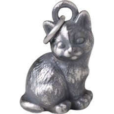 Onbuy 990 Pure Vintage Cat Pendant - Silver