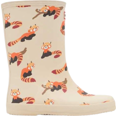 Hunter Kid's First Classic Wellington Boots - White Pandas