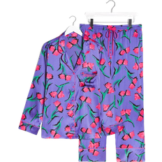 Purple Sleepwear Nobody's Child Revere Long Sleeve Pyjama Set - Purple