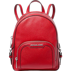 Michael Kors Jaycee Extra Small Pebbled Leather Convertible Backpack - Bright Red