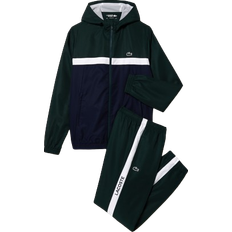 Lacoste Blue - Men Jumpsuits & Overalls Lacoste Regular Fit Tennis Tracksuit - Green/Navy Blue/White