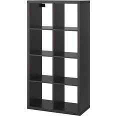 Shelves Shelving Systems Ikea Kallax Black/Brown Shelving System 76.5x146.5cm