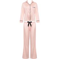 XXS Sleepwear Bluebella Claudia Shirt & Trouser Set - Pink