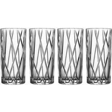 Glass Drink Glasses Orrefors City Highball Drink Glass 37cl 4pcs