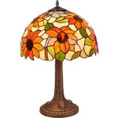 Viro Diamond Amber Table Lamp 60cm