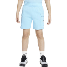 Fleece Trousers Children's Clothing Nike Kid's Fleece Shorts - Aquarius Blue (HF5524-407)