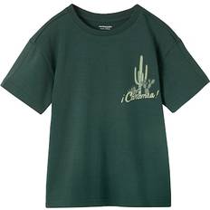 Vertbaudet Kid's Cacti T-shirt - Fir Green (341010533-1329)