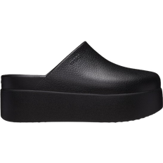 44 ½ - Women Outdoor Slippers Crocs Dylan Platform Clogs - Black