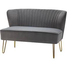 Blue Elephant Loveseat Grey Sofa 119.4cm 2 Seater