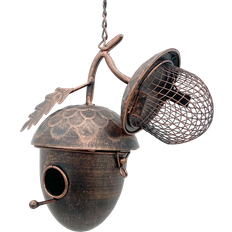 Dakota Fields Brettney Metal Hanging Decorative Bird Feeder 45x15x10cm