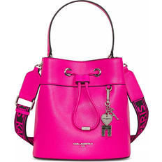 Karl Lagerfeld Bucket Bags Karl Lagerfeld Adele Medium Bucket Bag - Raspberry