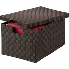 Honey Can Do Espresso Large File Box