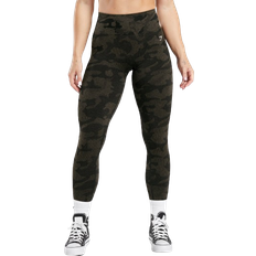 Gymshark Adapt Camo Seamless Ribbed Leggings - Black/Camo Brown