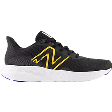 New Balance 45 ½ - Women Running Shoes New Balance 411v3 - Black/Marine Blue/Hot Marigold