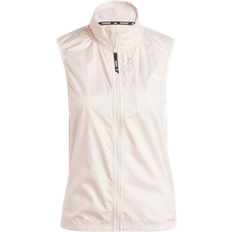 Slim - Women Vests Adidas Own the Run Vest - Putty Mauve