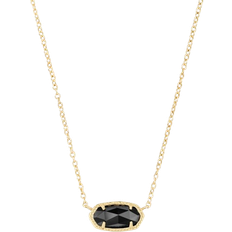 Kendra Scott Elisa Pendant Necklace - Gold/Black