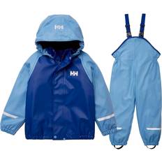 Insulating Function Rain Sets Children's Clothing Helly Hansen Kid's Bergen Fleece Lined Rain Set 2.0 - Blue Fog (41776-625)