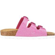 Buckle Slippers Children's Shoes Lico Kid's Bioline Glitter Slipper - Pink