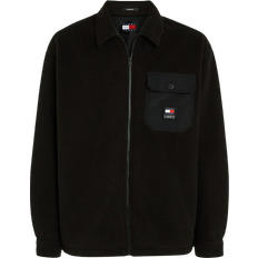 Tommy Hilfiger Teddy Fleece Casual Fit Overshirt - Black