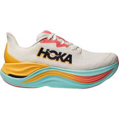 Hoka White - Women Running Shoes Hoka Skyward X W - Blanc De Blanc/Swim Day