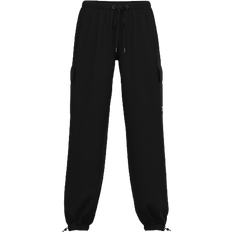 PINK Tech Stretch Cargo Pants - Pure Black