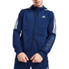 Adidas Tops adidas Men's Poly Linear Hoodie - Blue