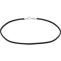 Elli Choker Necklaces - Silver/Black