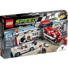 Lego porsche speed champions Lego Speed Champions Porsche 919 Hybrid & 917K Pit Lane 75876