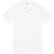 Cotton Polo Shirts Sunspel Riviera Polo Shirt - White
