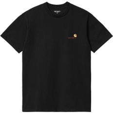Carhartt L - Men Clothing Carhartt S/S American Script T-shirt - Black