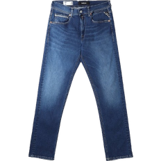 Replay Men - W32 Jeans Replay Straight Fit Grover Jeans - Dark Blue
