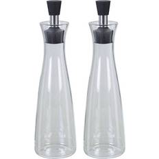 Transparent Oil- & Vinegar Dispensers Premier Housewares Winslet Oil- & Vinegar Dispenser 55cl 2pcs