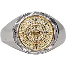 Serge Denimes Compass Ring - Silver/Gold