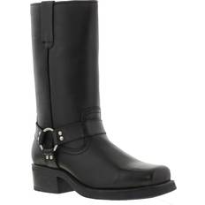 45 ½ High Boots Woodland Harley Western Harness - Black