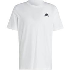 Adidas T-shirts adidas Essentials Single Jersey Embroidered Small Logo T-shirt - White