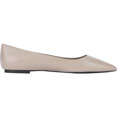 13.5 Ballerinas Tommy Hilfiger Essential Leather Pointed Toe - Smooth Taupe