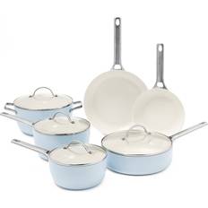 GreenPan Padova Cookware Set with lid 10 Parts