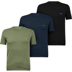 Hugo Boss Blue - Men Clothing Hugo Boss Classic T-shirt 3 pack - Navy/Green/Black